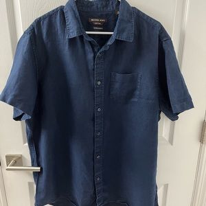 Micheal Kors/ Classic fit XL / Dark Blue/ short sleeve shirt
